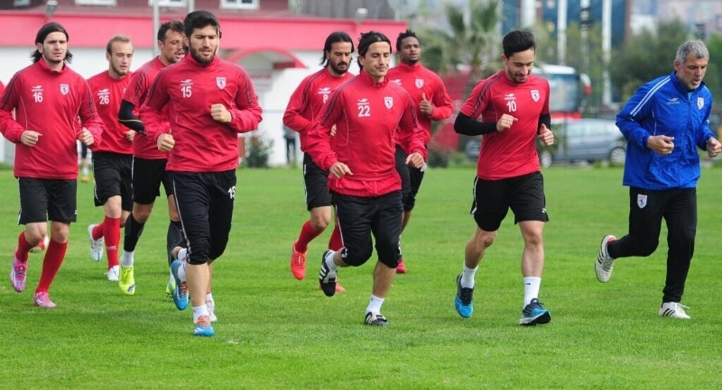 Samsunspor, Osmanlıspor maçı hazırlıklarına başladı