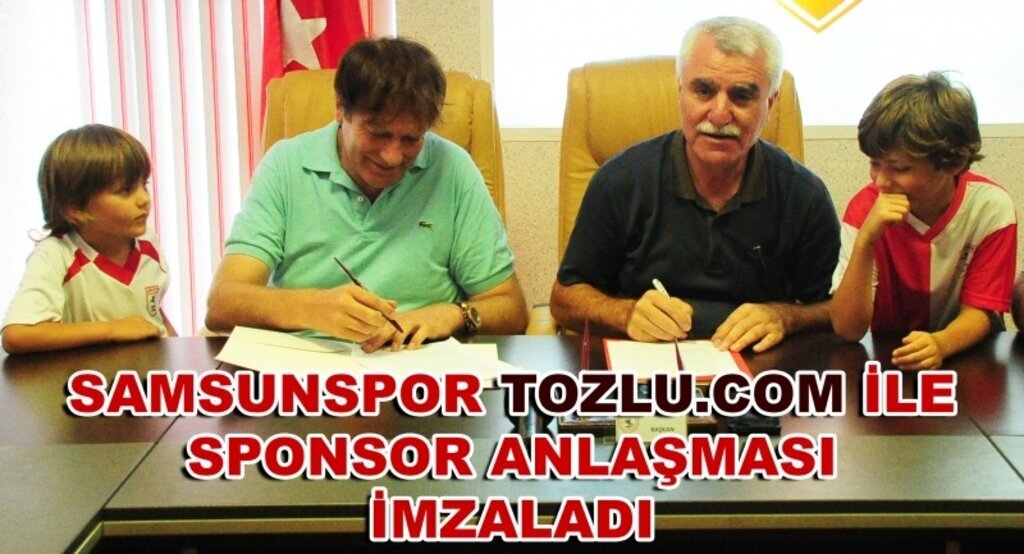 Samsunspor Tozlu.com ile sponsor anlaşması imzaladı