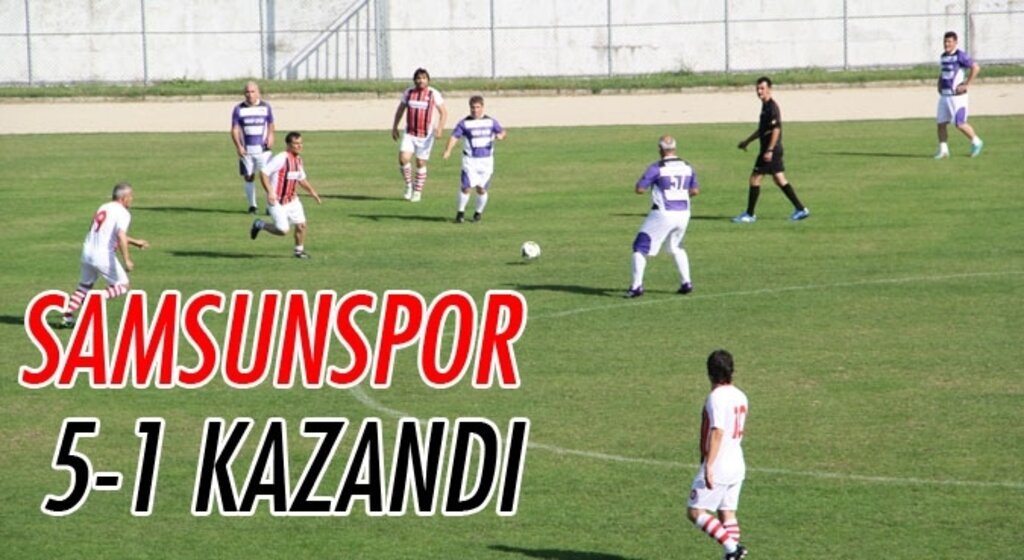 Samsunspor veteranları, Sinopspor veteranlarını 5-1 yendi