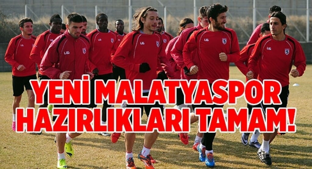 Samsunspor Yeni Malatyaspor hazırlıklarını tamamladı