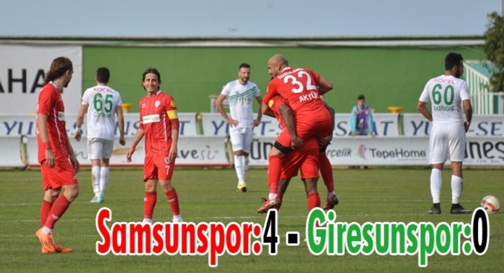 Samsunspor:4 Giresunspor:0
