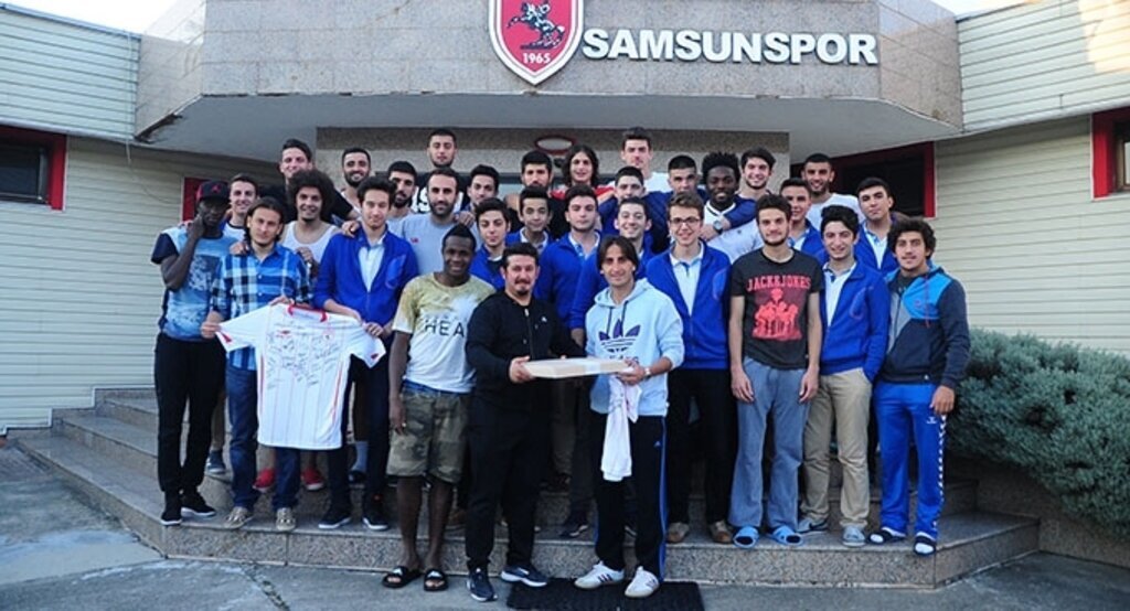 Samsunspor'a Fakülte kolejinden İade-i ziyaret