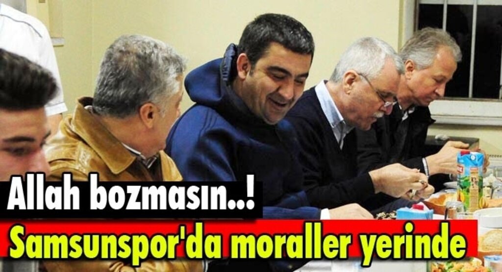 Samsunspor'da ızgara partisi