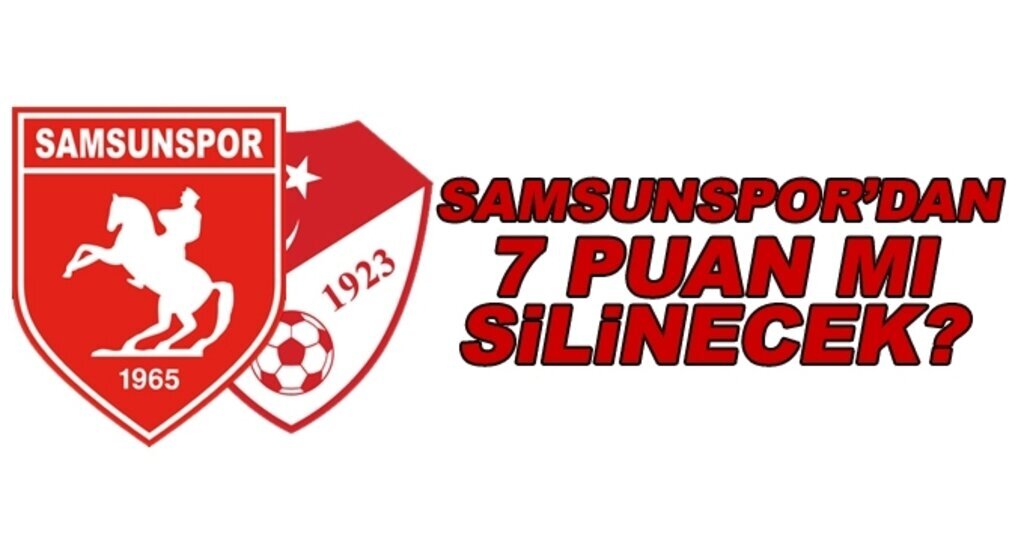 Samsunspor'a puan silme cezası