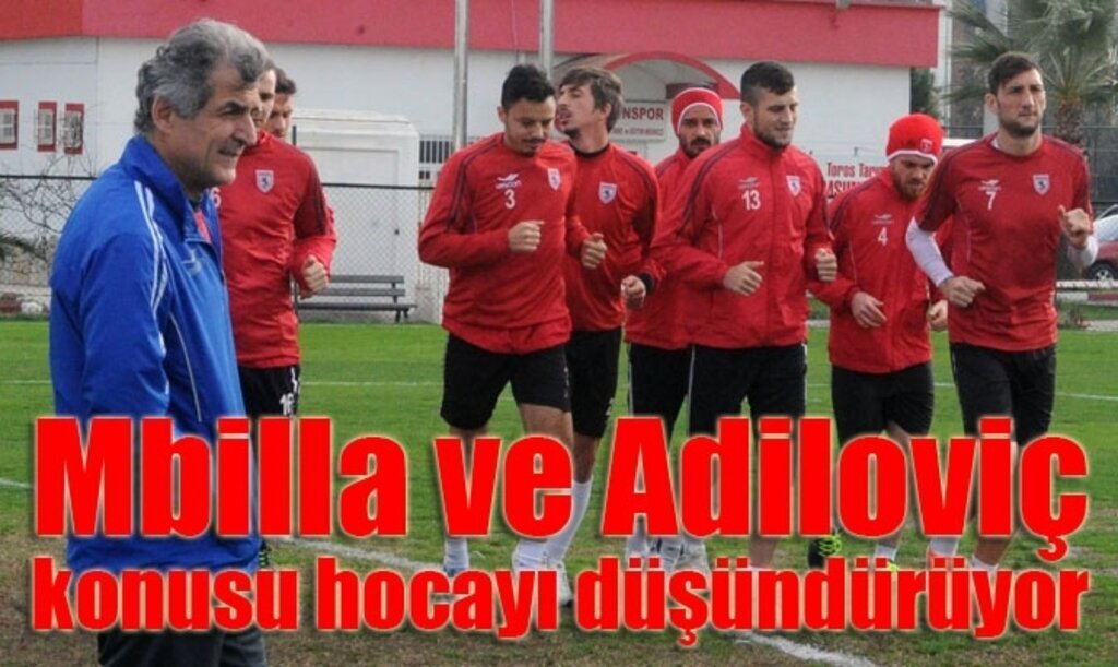 Samsunspor'da Adana Demirspor maçı hazırlıkları devam ediyor