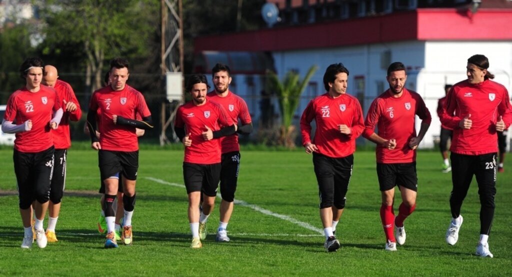 Samsunspor'da, Gaziantep Büyükşehir Belediyespor maçı hazırlıkları başladı