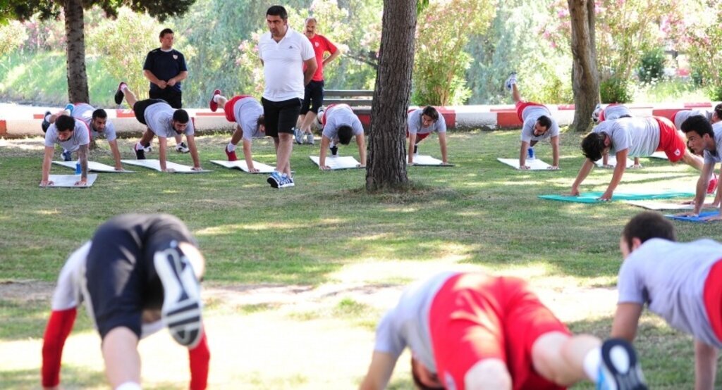 Samsunspor'da sabah idmanı