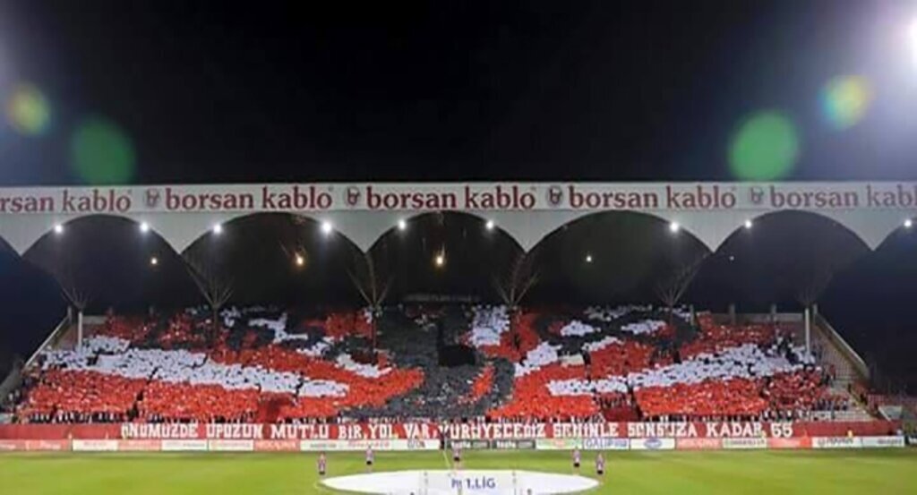 Samsunspor'dan muhteşem kareografi