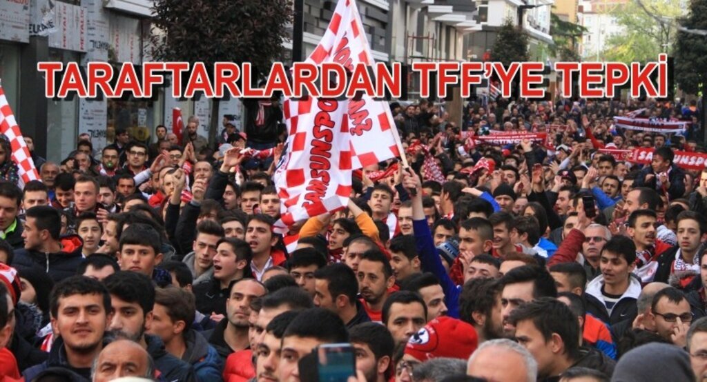 Samsunsporlu taraftarlardan TFF'ye tepki
