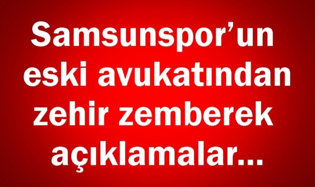 Samsunspor'un eski avukatı Çağlar Akoğlu'dan zehir zemberek Ekigho açıklaması, Umar'da yolda!