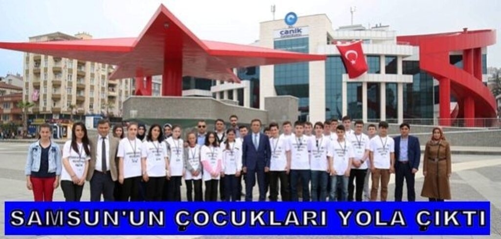 Samsun'un çocukları yola çıktı
