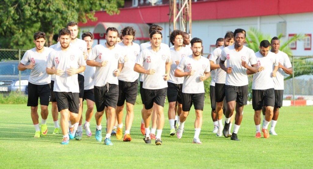 Samsunspor'dan akşam idmanı