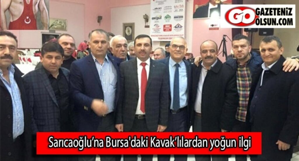 Sarıcaoğlu’na Bursa'daki Kavak’lılardan yoğun ilgi