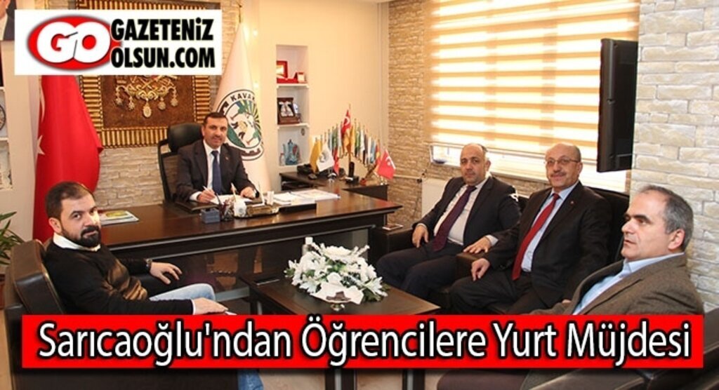 Sarıcaoğlu'ndan öğrencilere yurt müjdesi