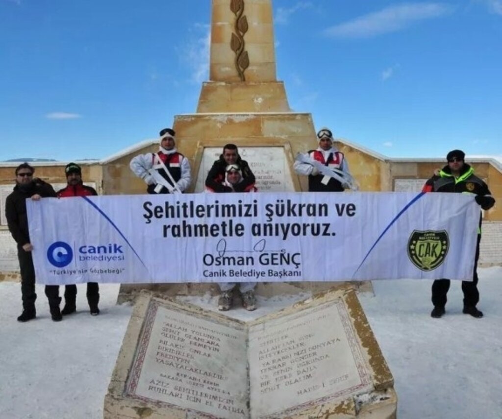 Sarıkamış'ta Samsun'u Canik temsil etti