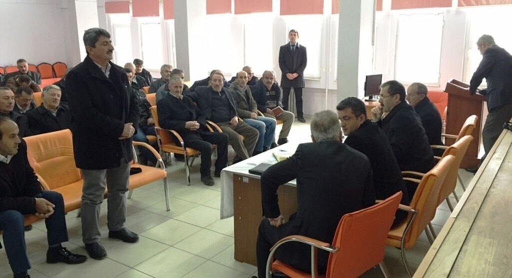 SASKİ yöneticileri Ladik'te muhtarları dinledi