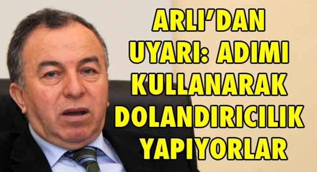 Sefer Arlı uyardı; adımı kullanıyorlar