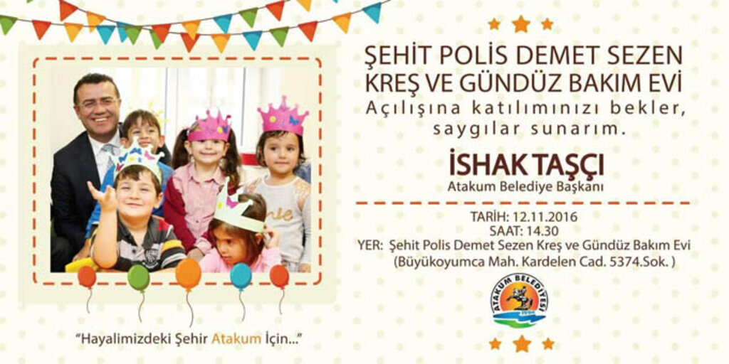 Şehit Polis Demek Sezen Kreş ve Gündüz Bakımevi açılıyor