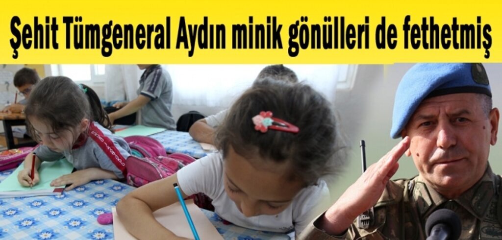 Şehit Tümgeneral Aydoğan Aydın'a Çarşamba'dan mektup gitmiş!