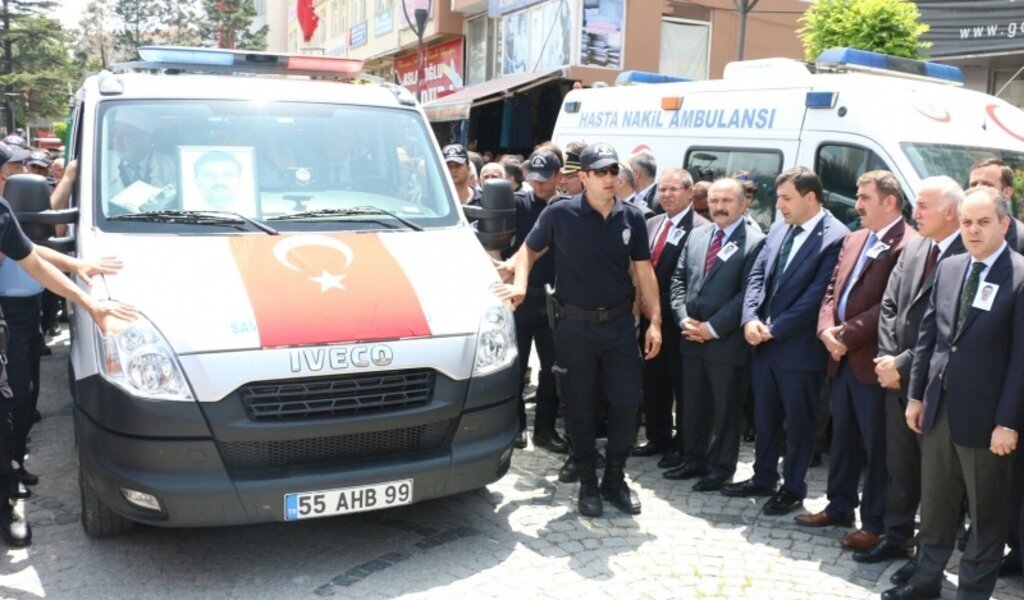 Şehit Yakup Kurt son yolculuğuna dualarla uğurlandı 