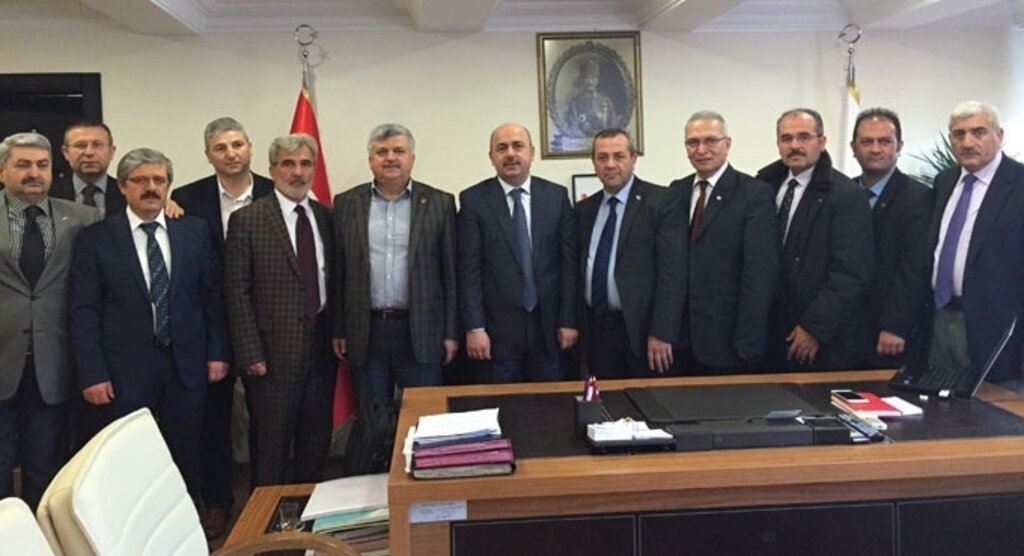 Sendika başkanlarından sağlık kurumlarına ziyaret