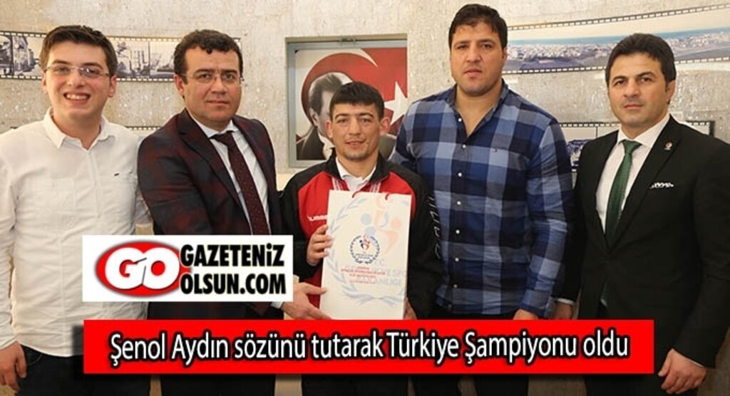 Şenol Aydın sözünü tutarak Türkiye Şampiyonu oldu