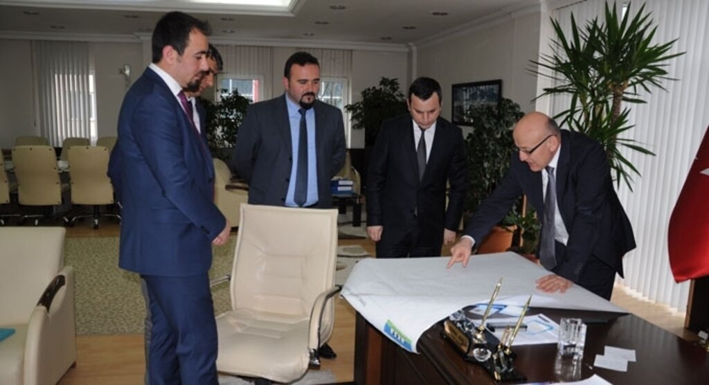 Şenol Kul doğalgaz çalışmaları hakkında bilgi aldı