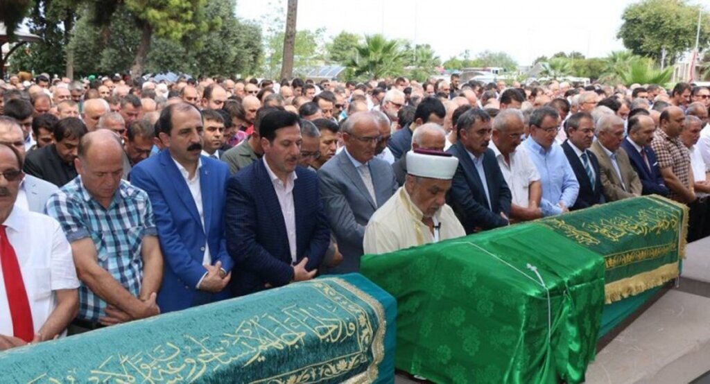 SESOB Başkanı Eyüp Güler'in annesi son yolcuğuna uğurlandı