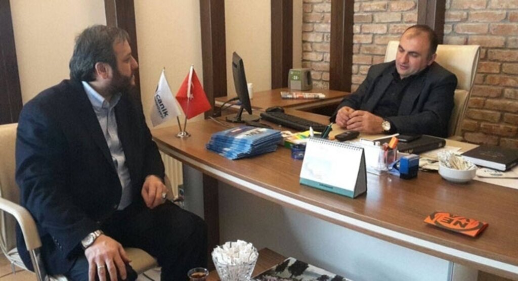 Sinan Göç Başkan Ercan Eler’i Ziyaret Etti