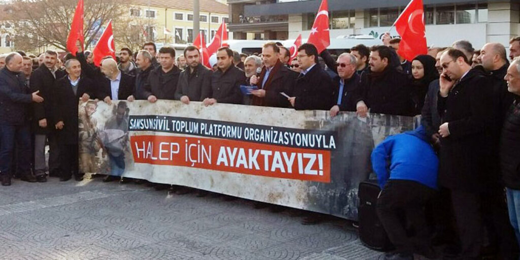 Sivil Toplum Kuruluşları Halep için Samsun'da toplandı