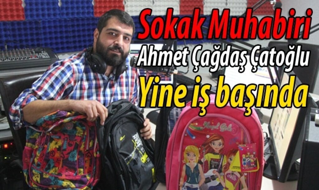 Sokak muhabirinin çağrısıyla 150 öğrenciye çanta