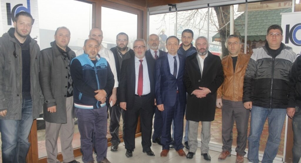 Sultan Seyhan sanayi esnafıyla bir araya geldi.