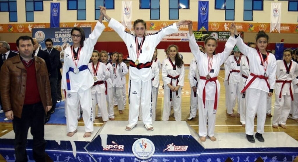 Taekwondo Samsun İl Birinciliği Müsabakaları sona erdi
