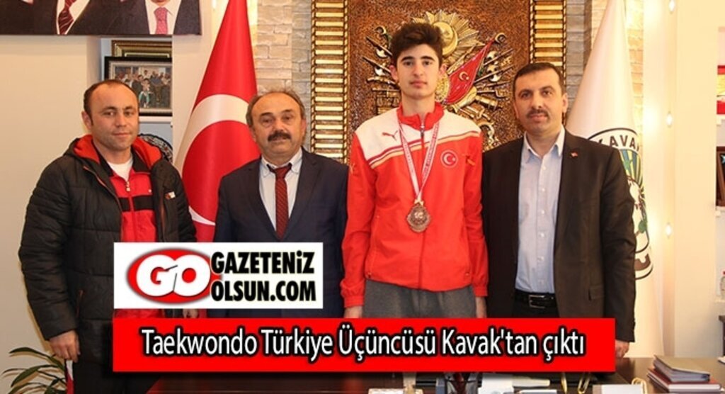 Taekwondo Türkiye Üçüncüsü Kavak'tan çıktı