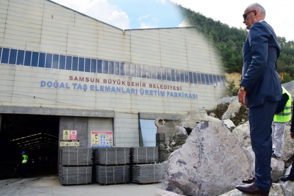 Taş Üretim Fabrikası şehri nakış gibi işliyor