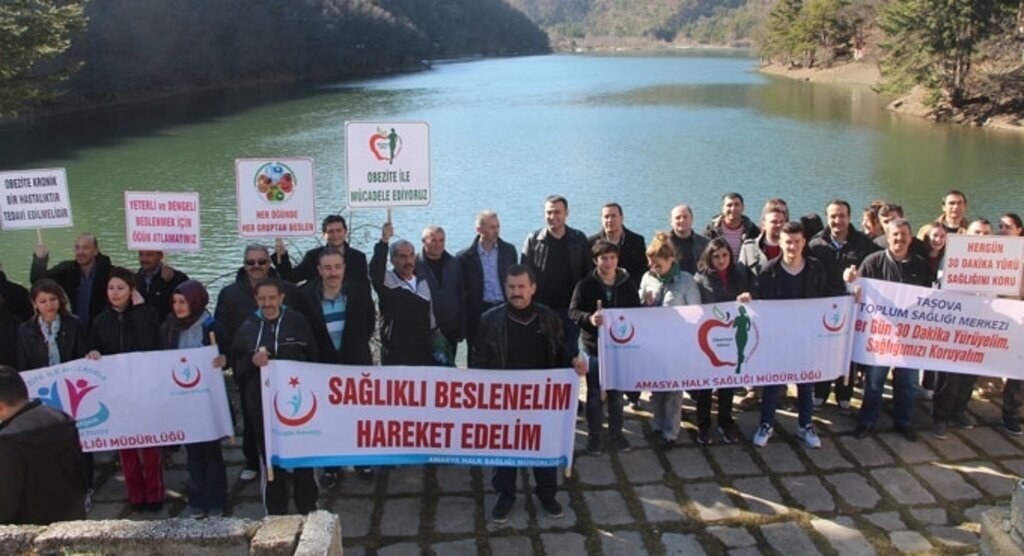 Taşova'da sağlıklı yaşam yürüyüşü yapıldı