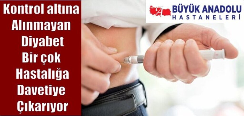 Tedavi edilemeyen diyabet ciddi hasarlara yol açabilir