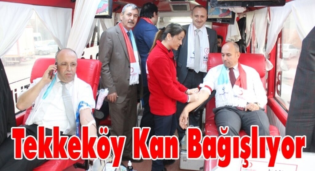Tekkeköy Belediye Başkanı Hasan Togar Kan Bağışladı