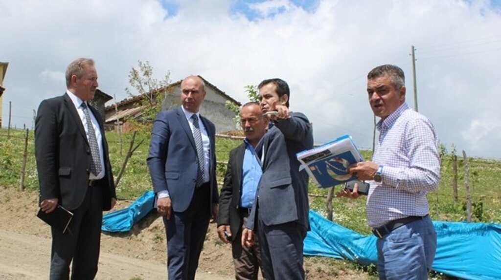 Tekkeköy Belediye Başkanı Hasan Togar’dan yerinde tespit