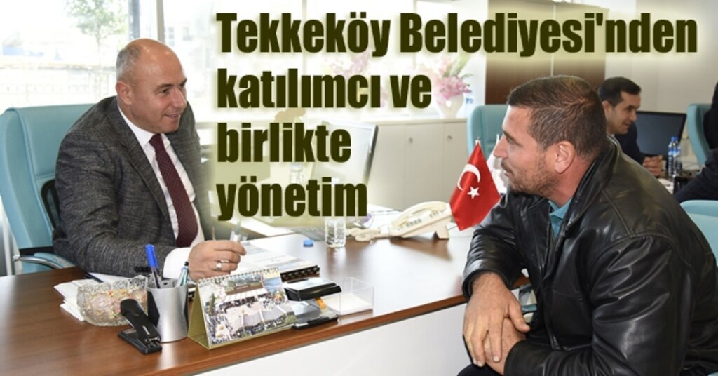 Tekkeköy Belediyesi çözüm üretiyor