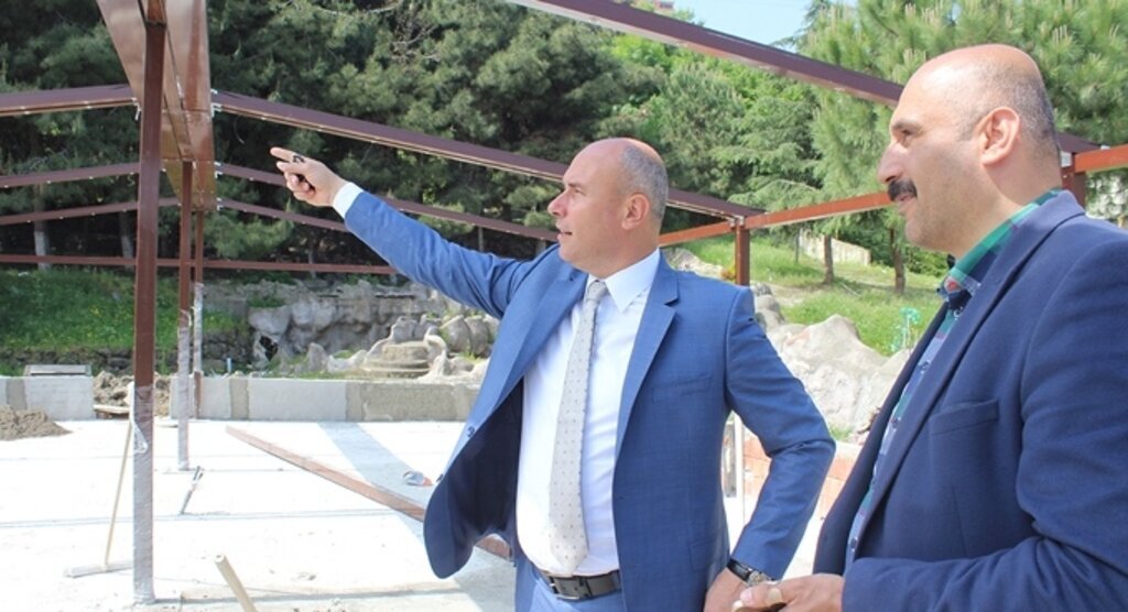 Tekkeköy Belediyesi 80. Yıl parkı yenileniyor