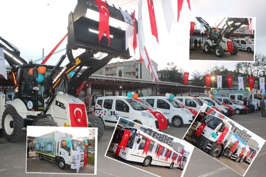 Tekkeköy Belediyesi araç filosunu güçlendirdi