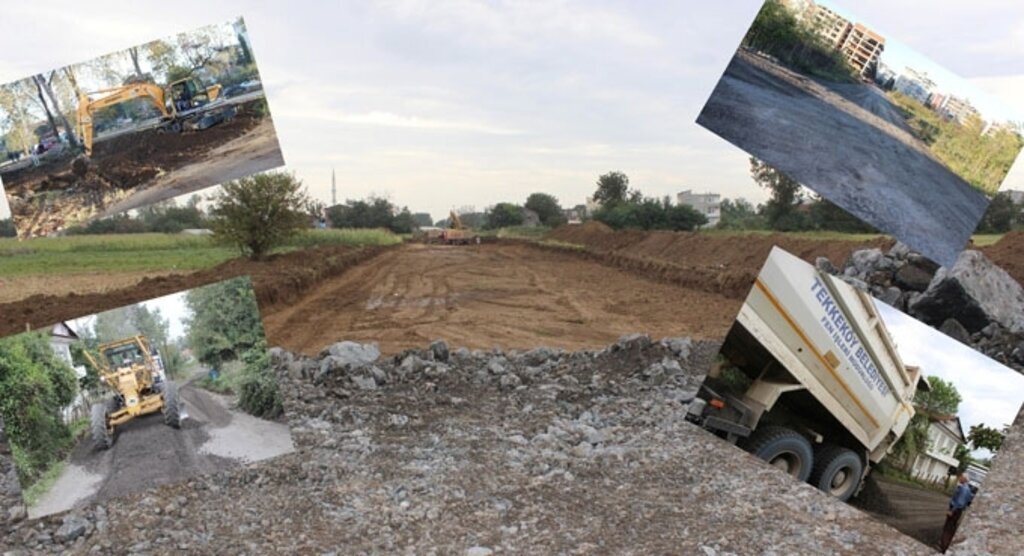 Tekkeköy Belediyesi İmar Yollarını açmaya devam ediyor