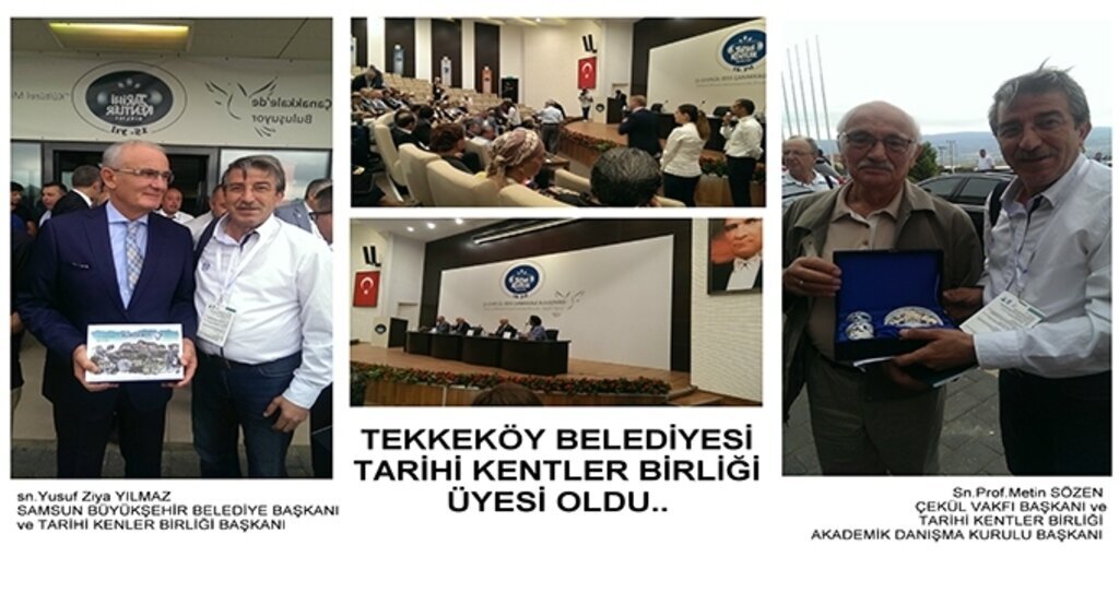 Tekkeköy Belediyesi Tarihi Kentler Birliği üyesi oldu