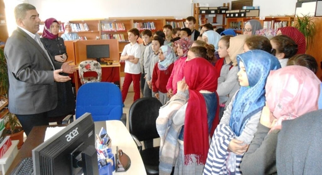 Tekkeköy İlçe Halk Kütüphanesinden anlamlı etkinlik