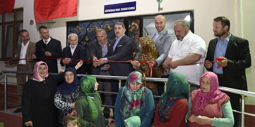 Tekkeköy Köprübaşı Mahallesi Kur'an Kursu dualarla açıldı