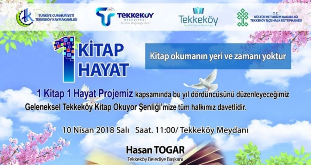 Tekkeköy’de 5 bin 555 Kişi Meydanda Kitap Okuyacak