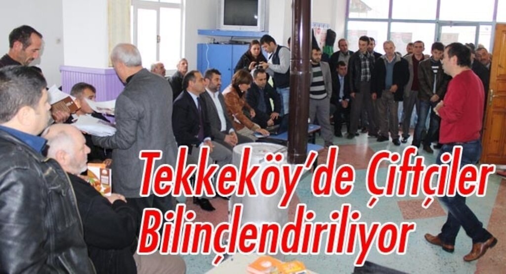 Tekkeköy’de Çiftçiler Bilinçlendiriliyor