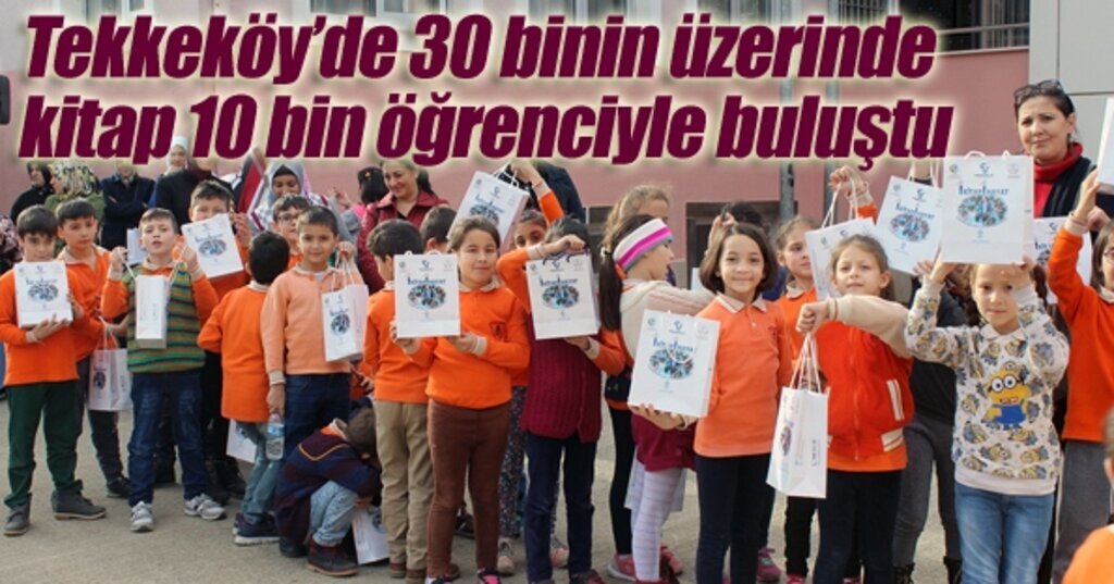 Tekkeköy’de Gezici Kütüphane öğrencilerle buluşuyor
