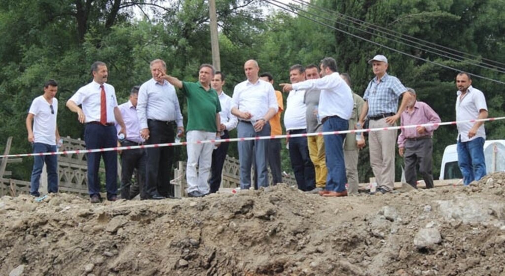 Tekkeköy'e hizmet çıkarması